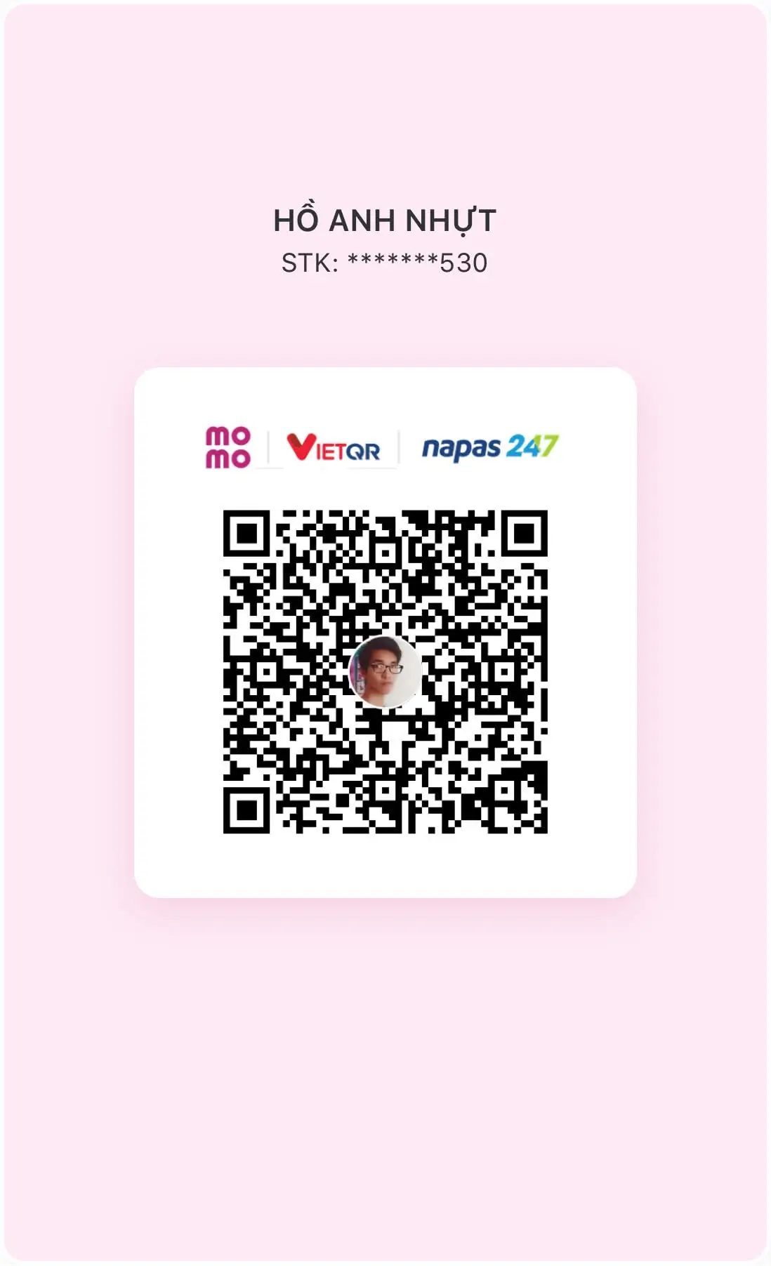 Mã QR MoMo ủng hộ